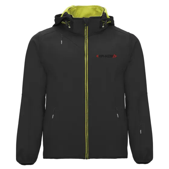 Veste Softshell Contrastée avec capuche Amovible